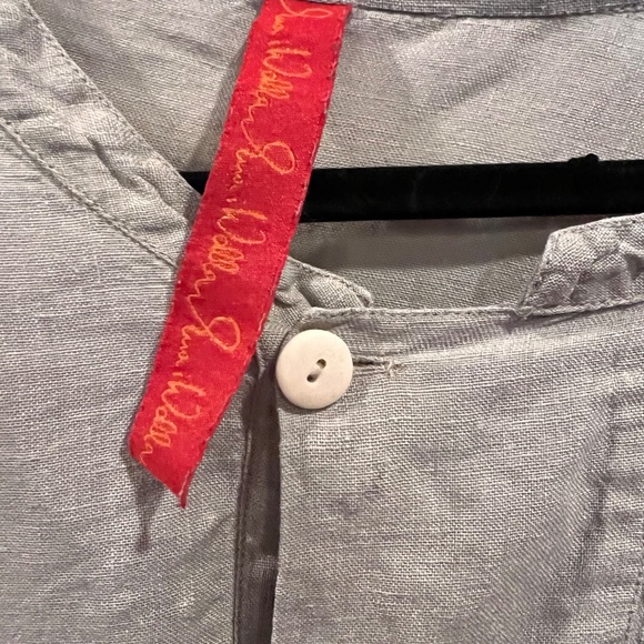 Ewa i Walla Linen High/Low Linen Tunic Lagenlook - Picture 2 of 6